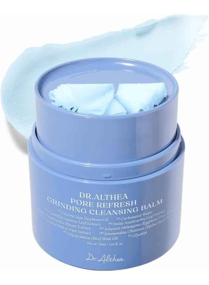 دي آر.ألثيا Dr.Althea Pore Refresh Grinding Cleansing Balm | Pore Cleanser with Green Tea Extract | Hygenic One-Step Makeup Cleansing Cream | For All Skin Types | Korean Vegan Skin Care | 1.69 Fl Oz - Image 1